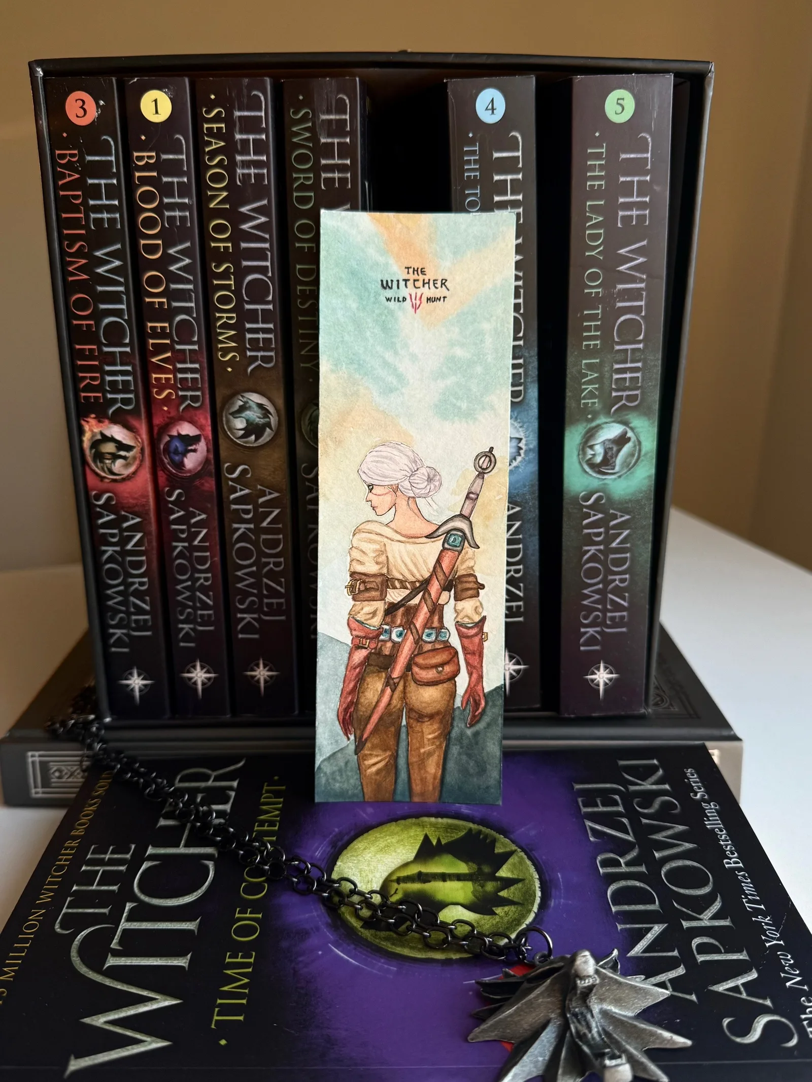 Ciri Watercolor Bookmark